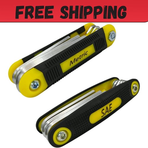 Piece folding allen wrench - 17-piece,