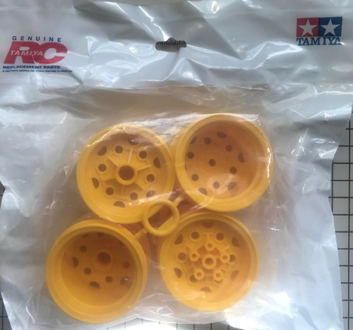 Tamiya wheel set yellow - set, 4-pack