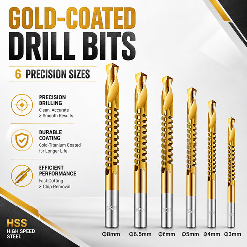 Pack titanium coated - 6,