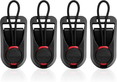 Pack camera strap connector - 4-pack,