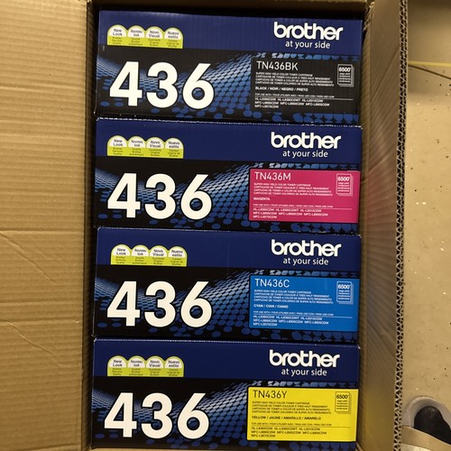 Brother 436 toner set - brother, black