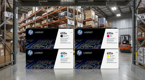 655a oem toner set - 4, pack